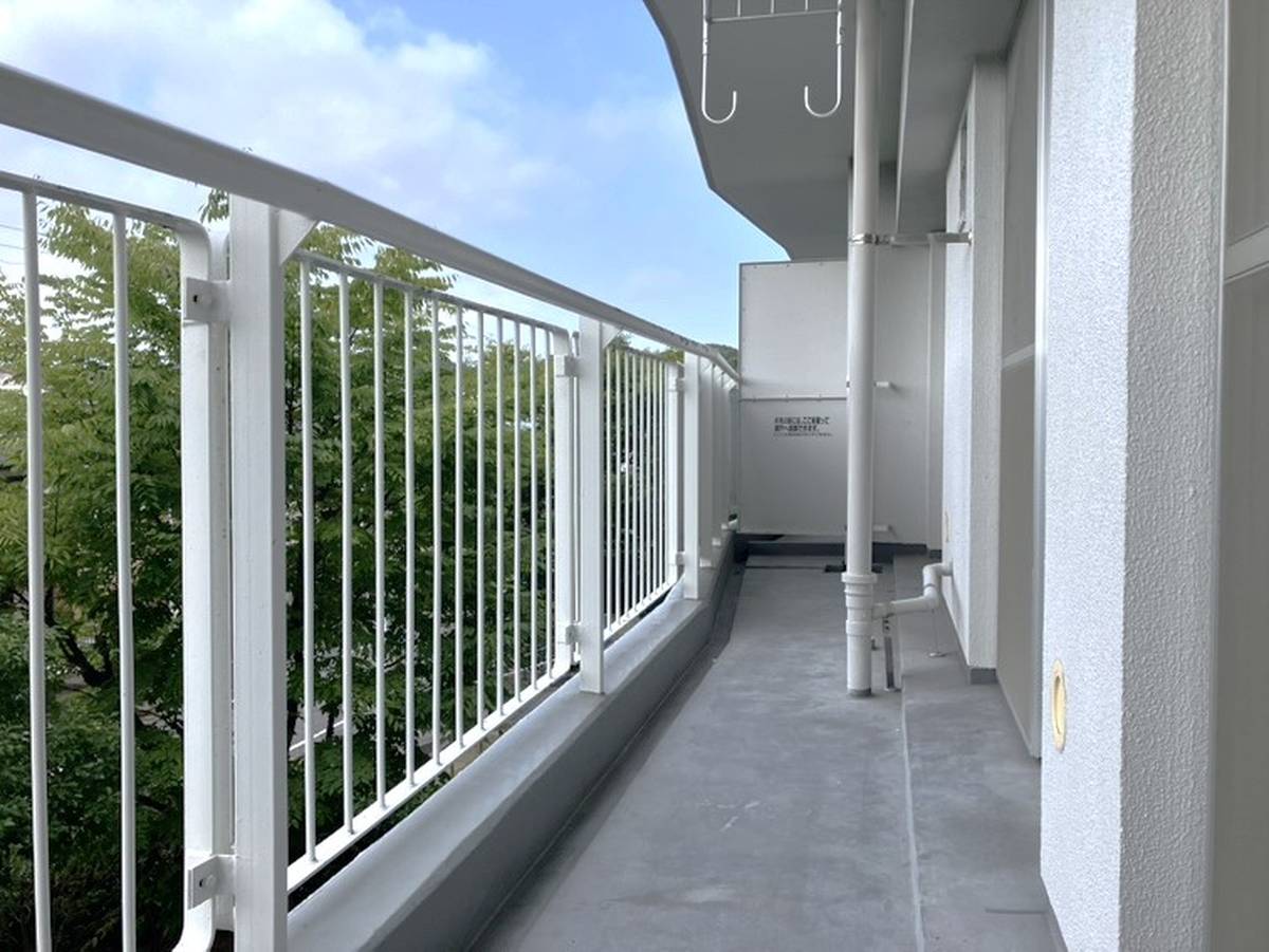 三木市ビレッジハウス志染のバルコニー