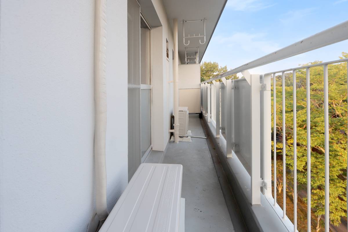 三木市ビレッジハウス志染のバルコニー