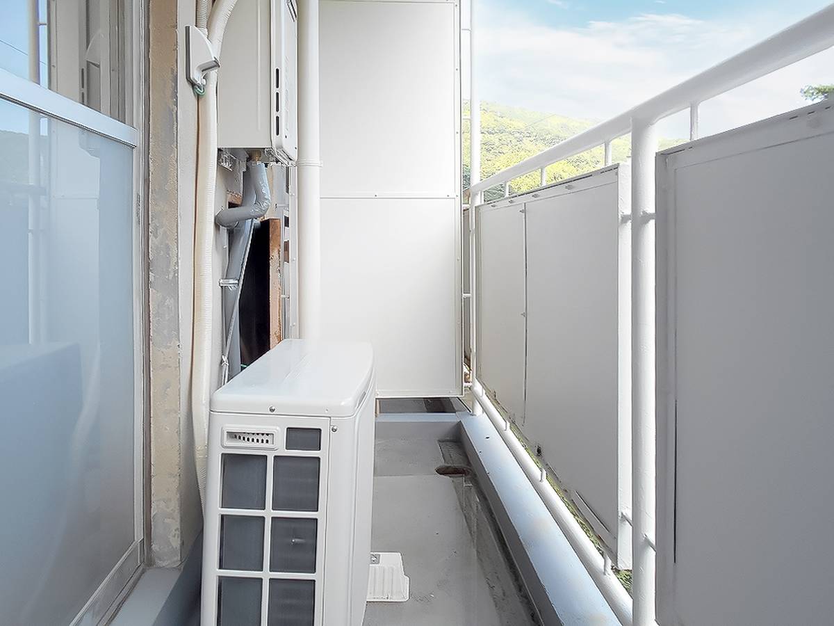 多治見市ビレッジハウス滝呂のバルコニー