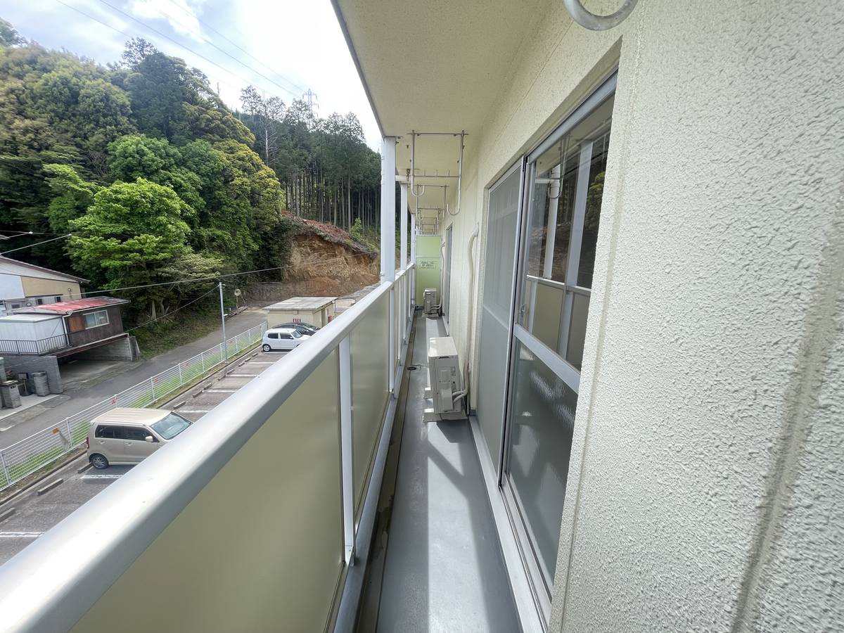 Balcony in Village House Koda in Nukata-gun