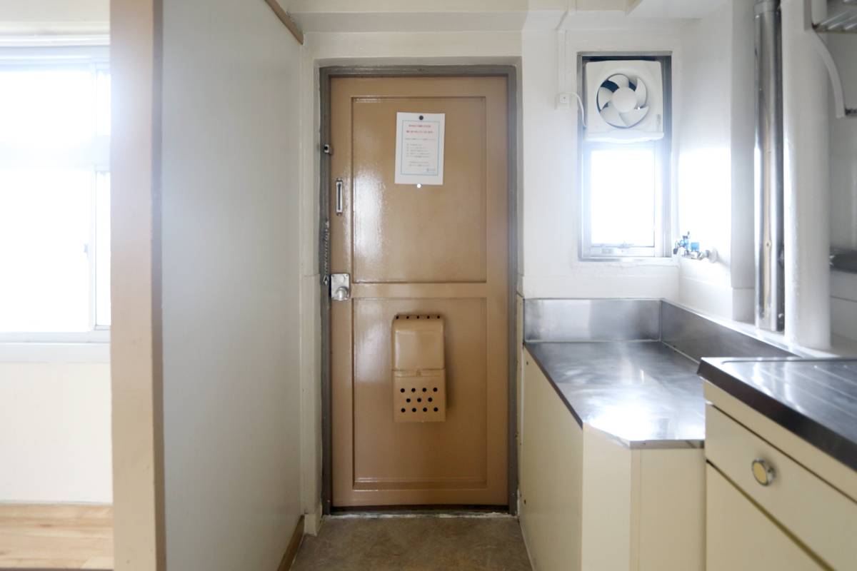 Pintu Masuk Apartemen di Village House Noda di Kariya-shi