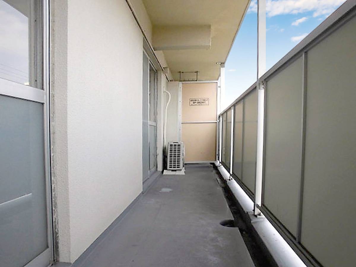 安城市ビレッジハウス下管池のバルコニー