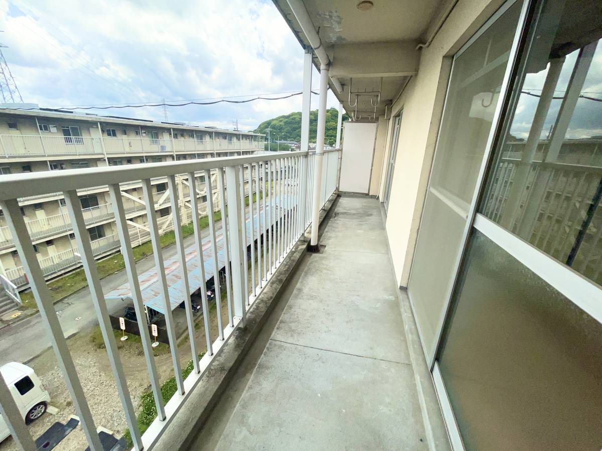 Balcony in Village House Inoue in Komaki-shi
