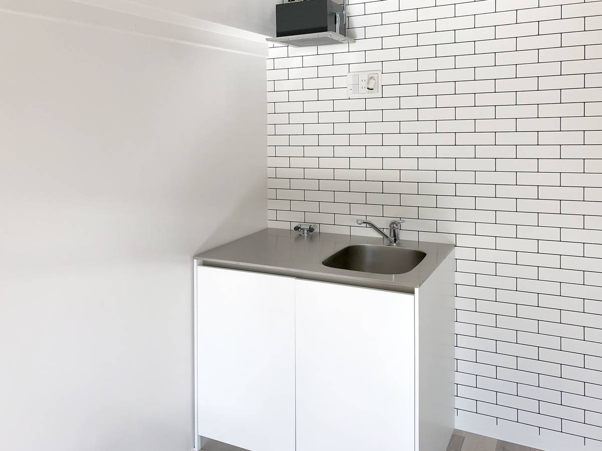 Khu vực bếp của Village House Takahanadaira ở Yokkaichi-shi