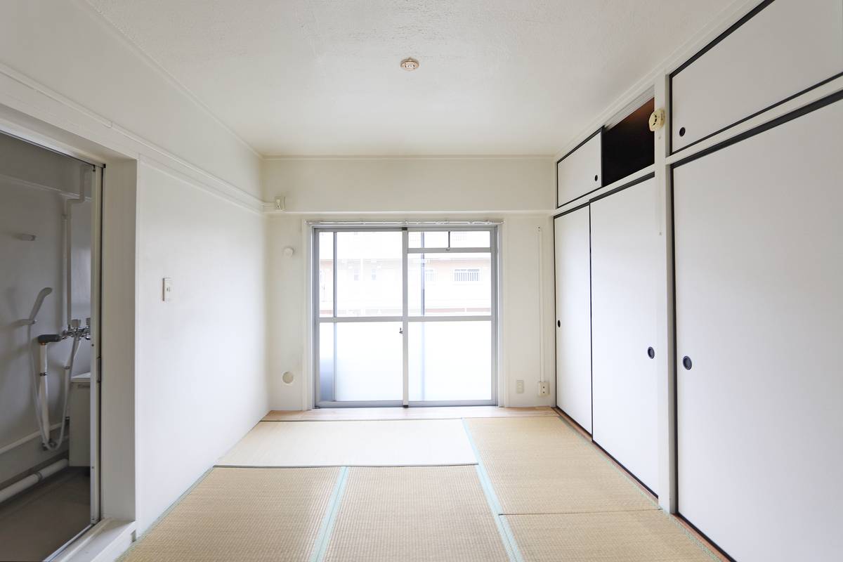 Living Room in Village House Atago in Tsushima-shi
