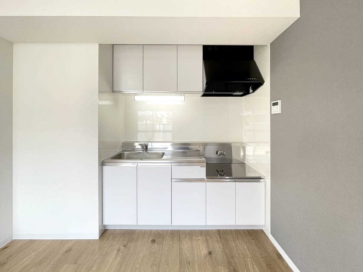 Dapur di Village House Jimei di Nishio-shi