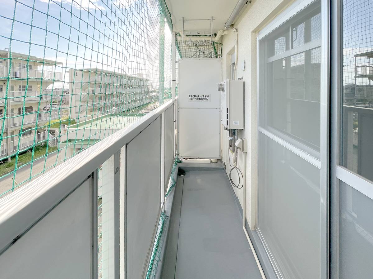 西尾市ビレッジハウス治明のバルコニー
