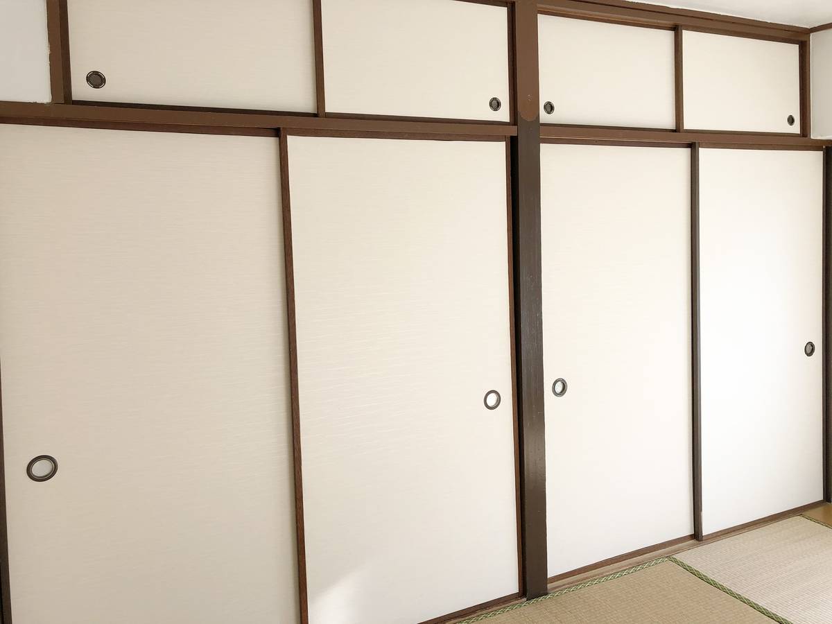 Khu vực chứa đồ của Village House Mukaiyama ở Tokai-shi