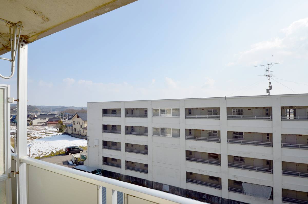 Tầm nhìn từ Village House Unoke ở Kahoku-shi