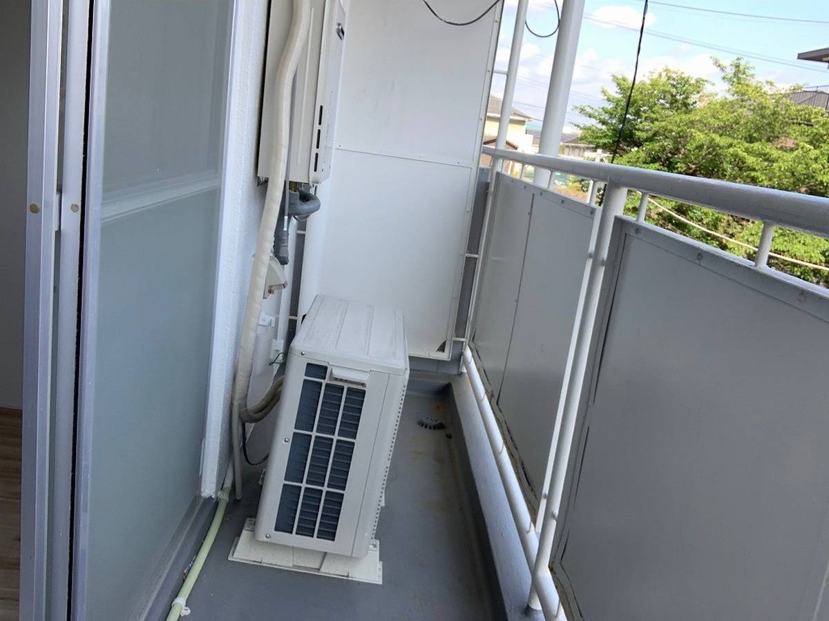 豊田市ビレッジハウス田中のバルコニー