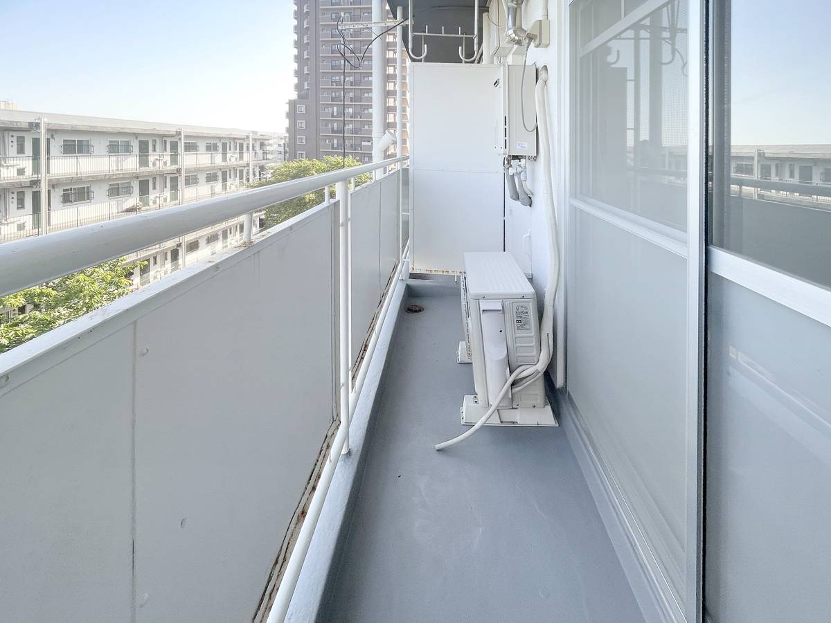 豊田市ビレッジハウス田中のバルコニー