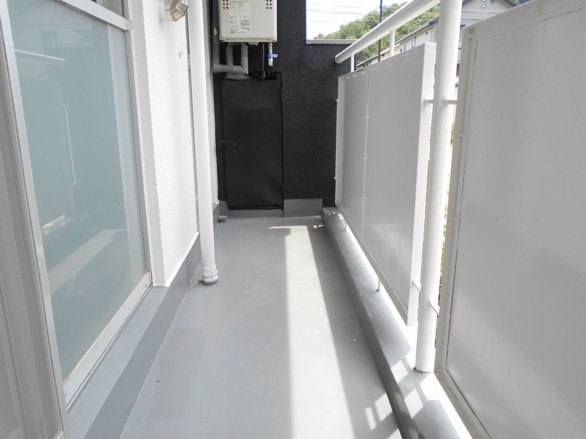 瑞浪市ビレッジハウス小田のバルコニー