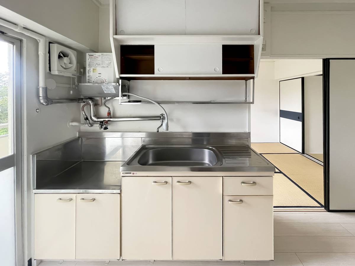 Dapur di Village House Sakamoto di Yaizu-shi