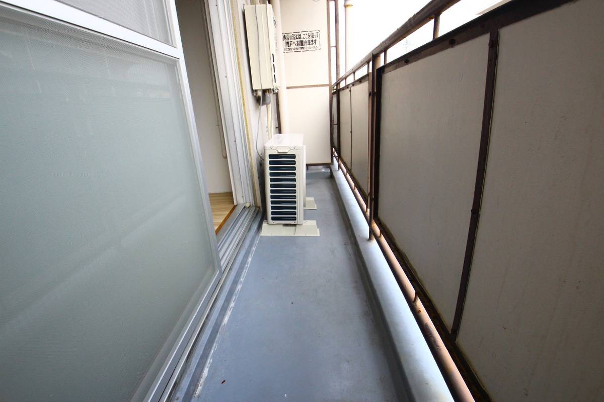 蒲郡市ビレッジハウス拾石のバルコニー