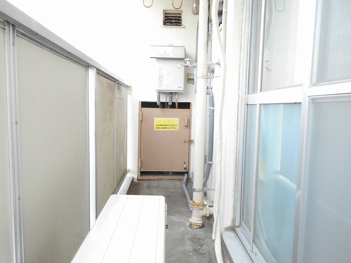 蒲郡市ビレッジハウス拾石のバルコニー