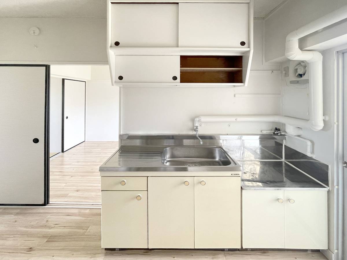 Khu vực bếp của Village House Nanko ở Matsusaka-shi