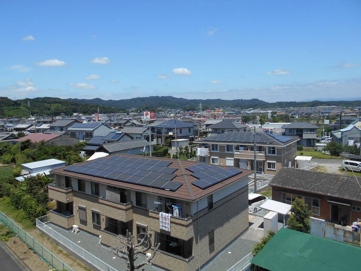 Tầm nhìn từ Village House Ohama ở Kakegawa-shi