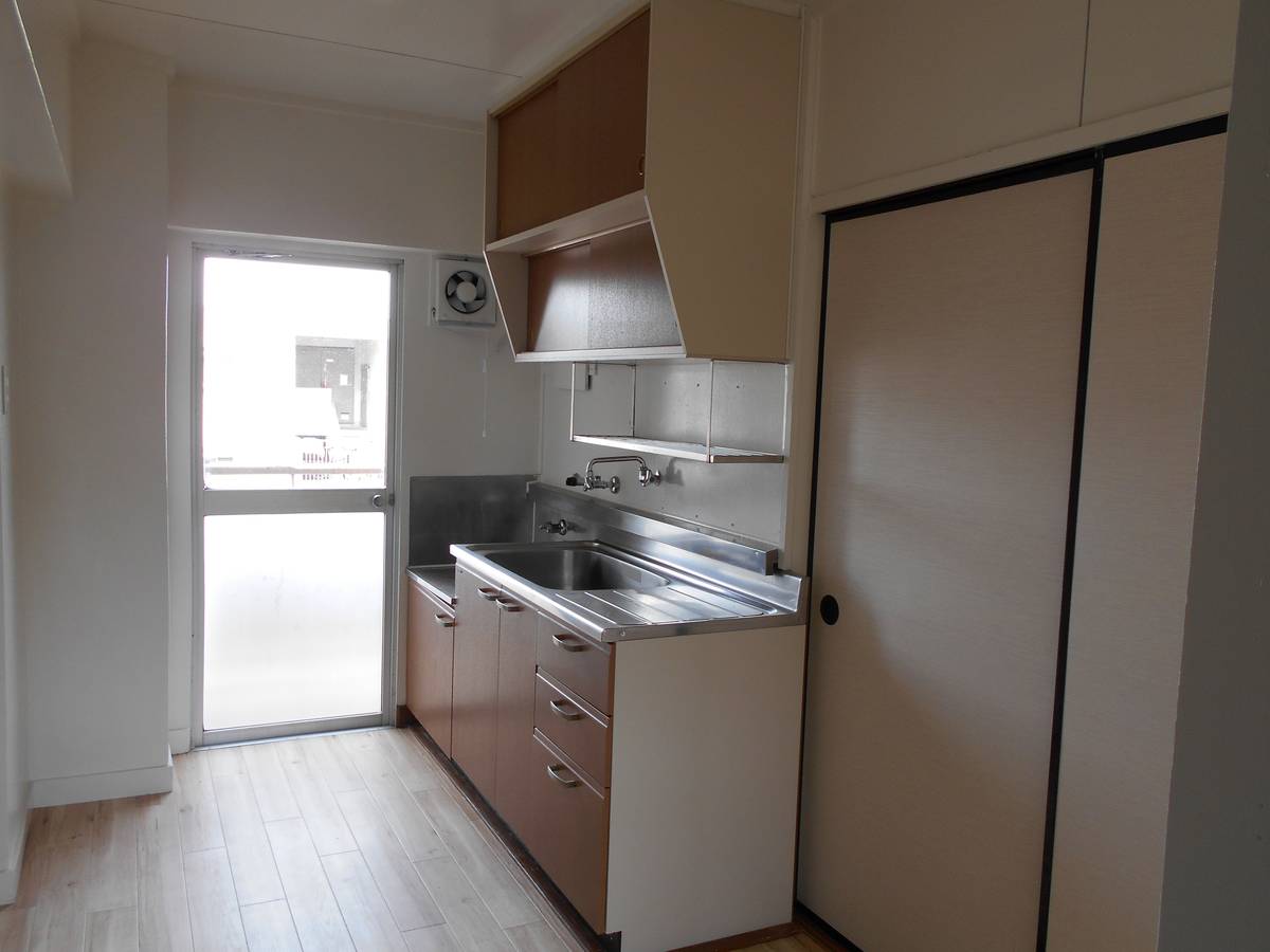 Kitchen in Village House Ochiai in Seto-shi