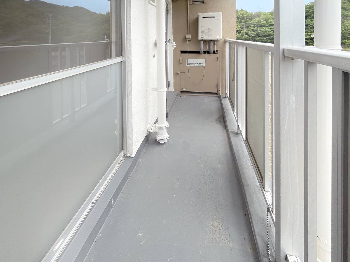 多治見市ビレッジハウス笠原のバルコニー