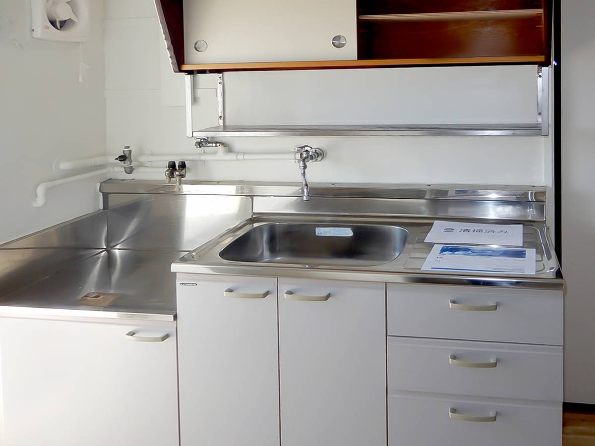 Dapur di Village House Ikeda di Ibi-gun