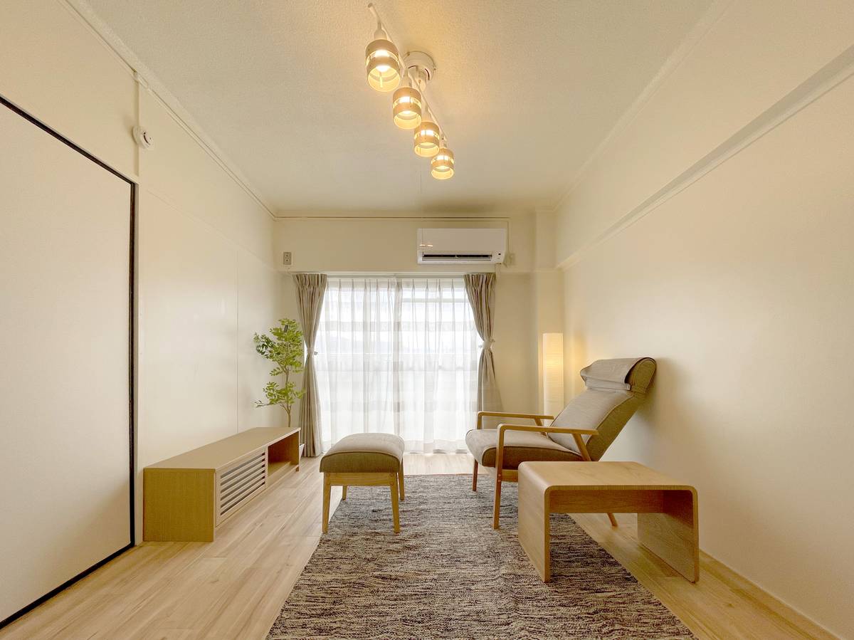 南砺市ビレッジハウス福野のリビング