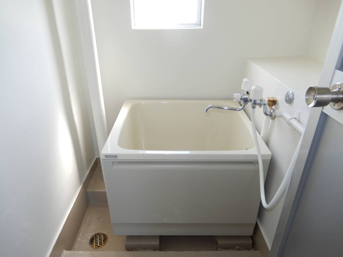 Phòng tắm của Village House Kaminobe ở Iwata-shi