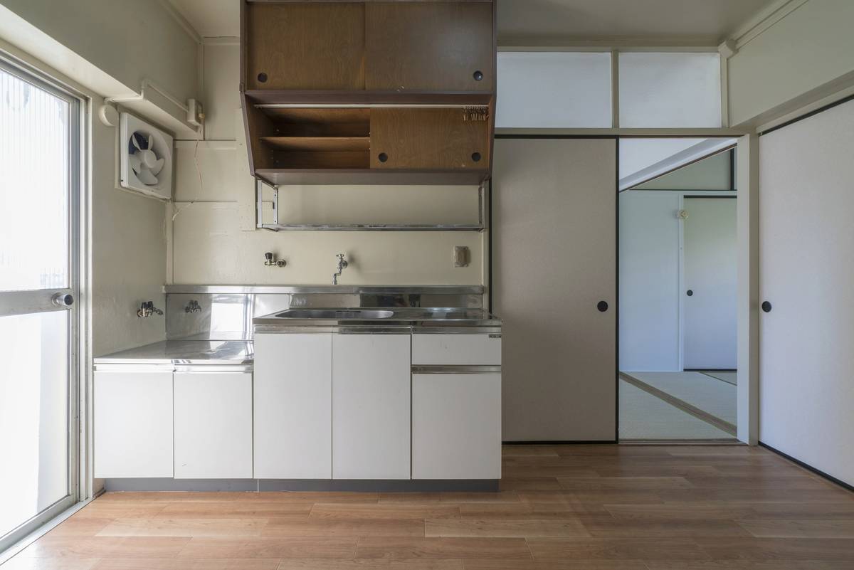 Fujinomiya-shi मा Village House Awakura मा किचन