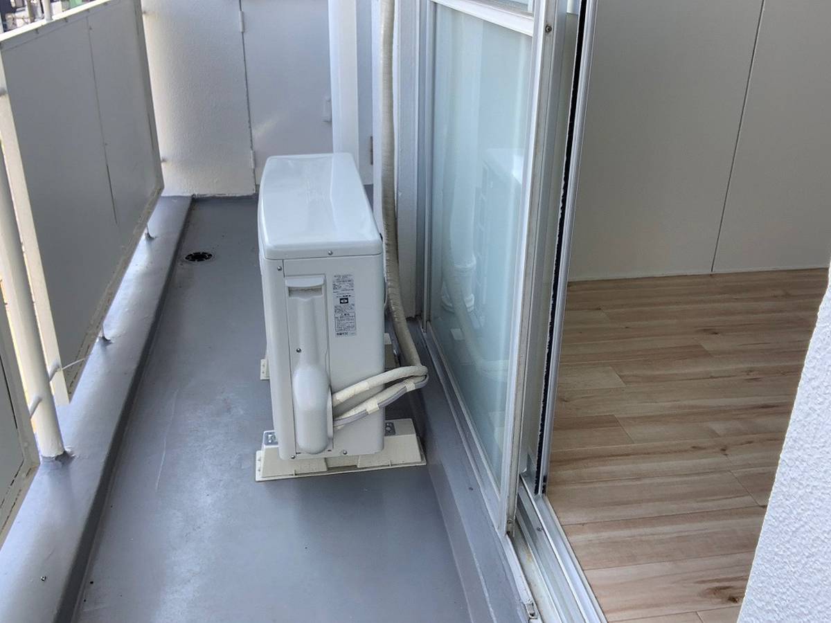 豊田市ビレッジハウス田中第二のバルコニー