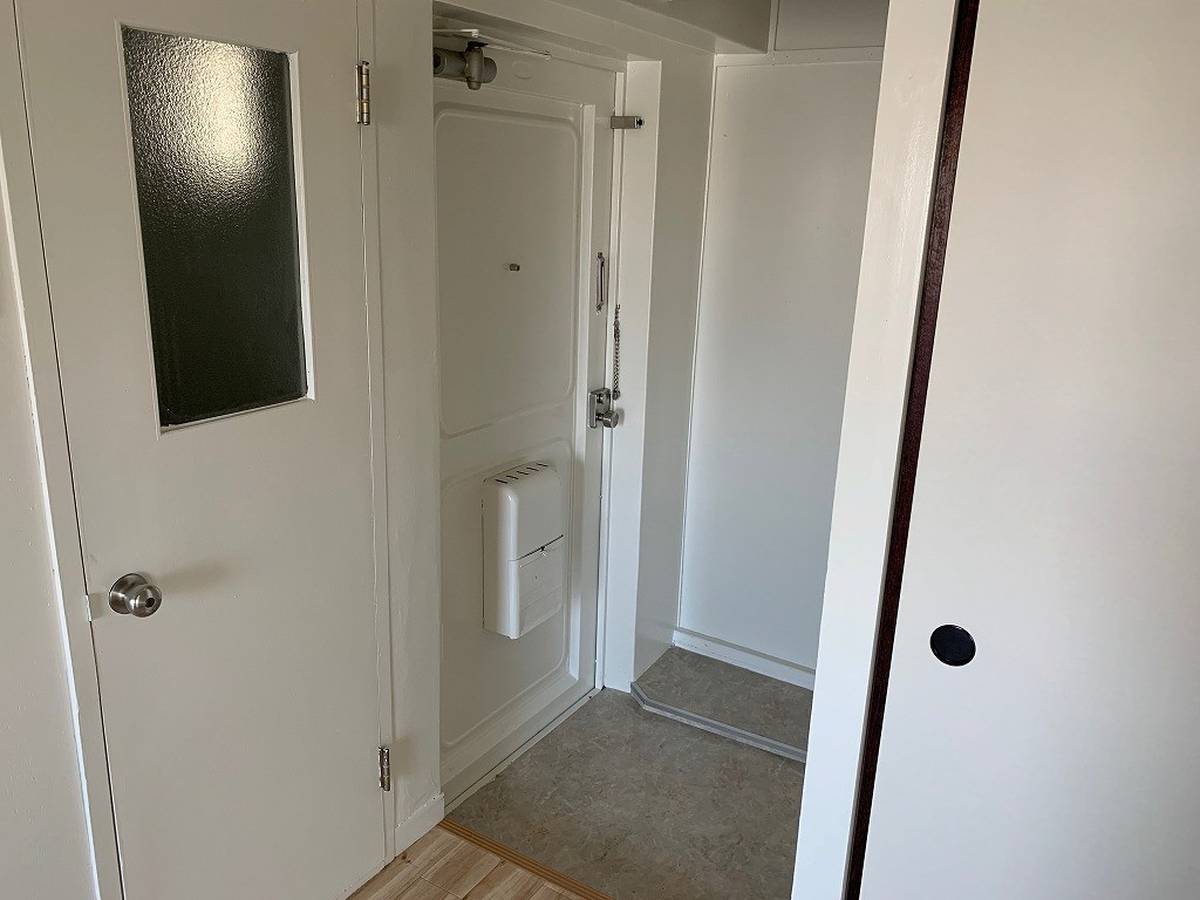 豊田市ビレッジハウス田中第二の玄関