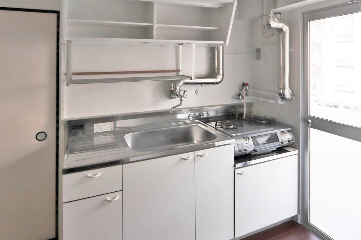 Khu vực bếp của Village House Tanaka Dai 2 ở Toyota-shi