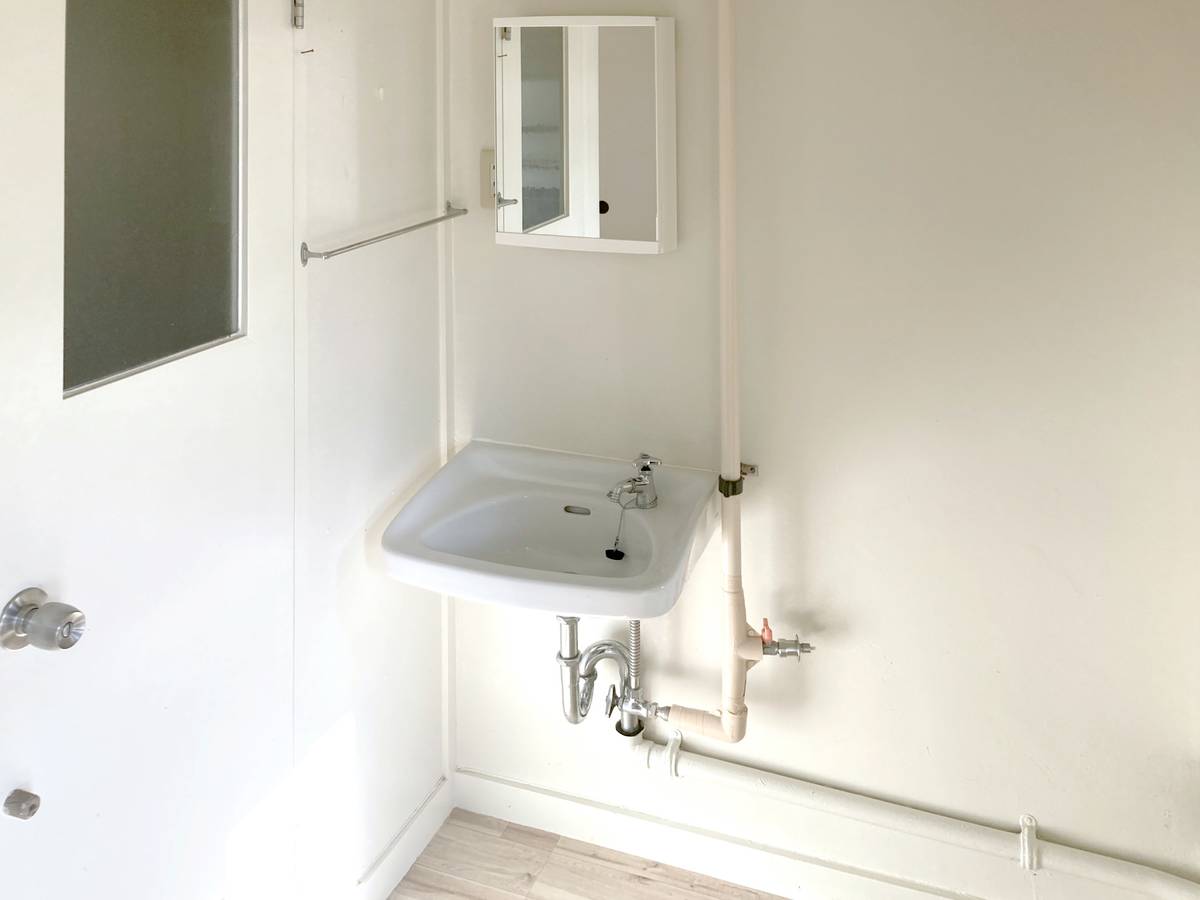 Bồn rửa mặt của Village House Yoza ở Tsuruga-shi
