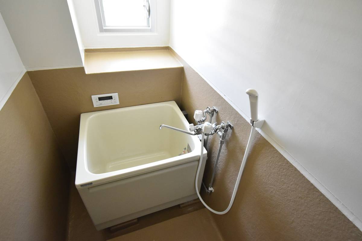 Phòng tắm của Village House Tsuzawa ở Oyabe-shi