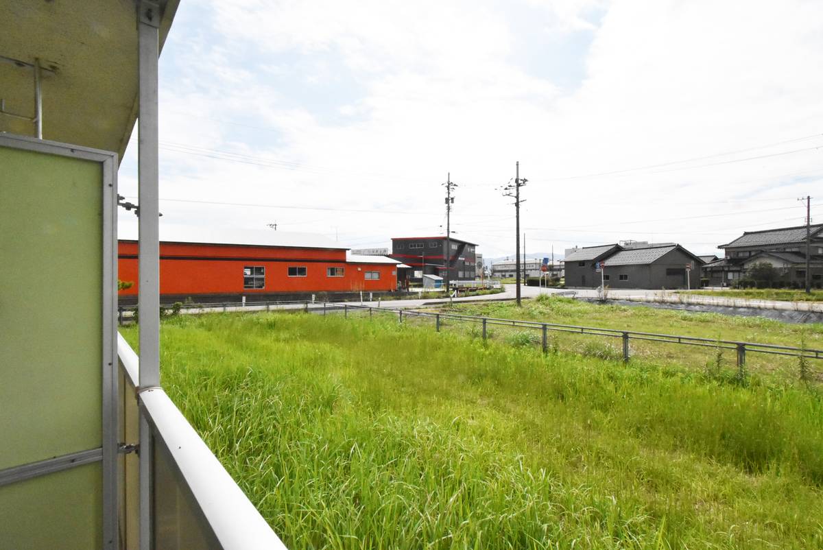 小矢部市ビレッジハウス津沢の眺望