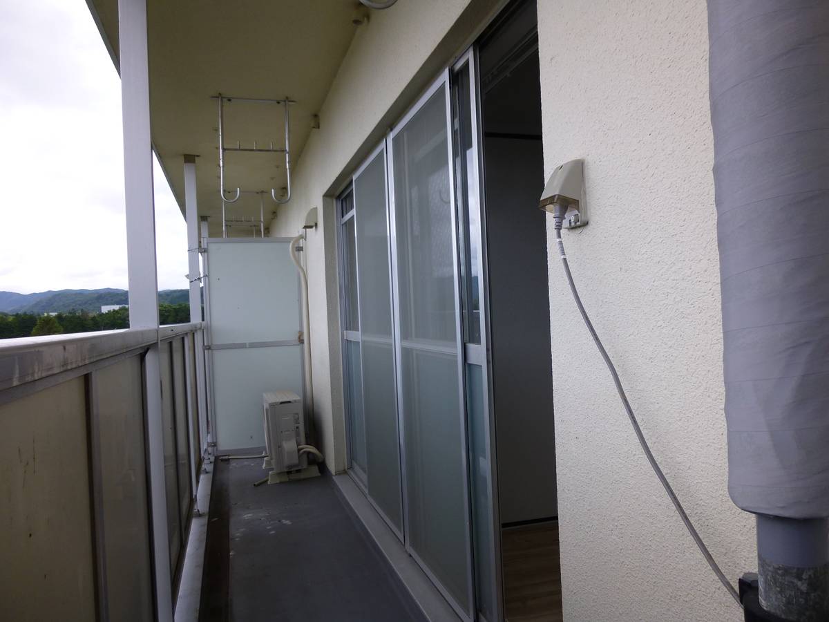 名張市ビレッジハウス名張のバルコニー