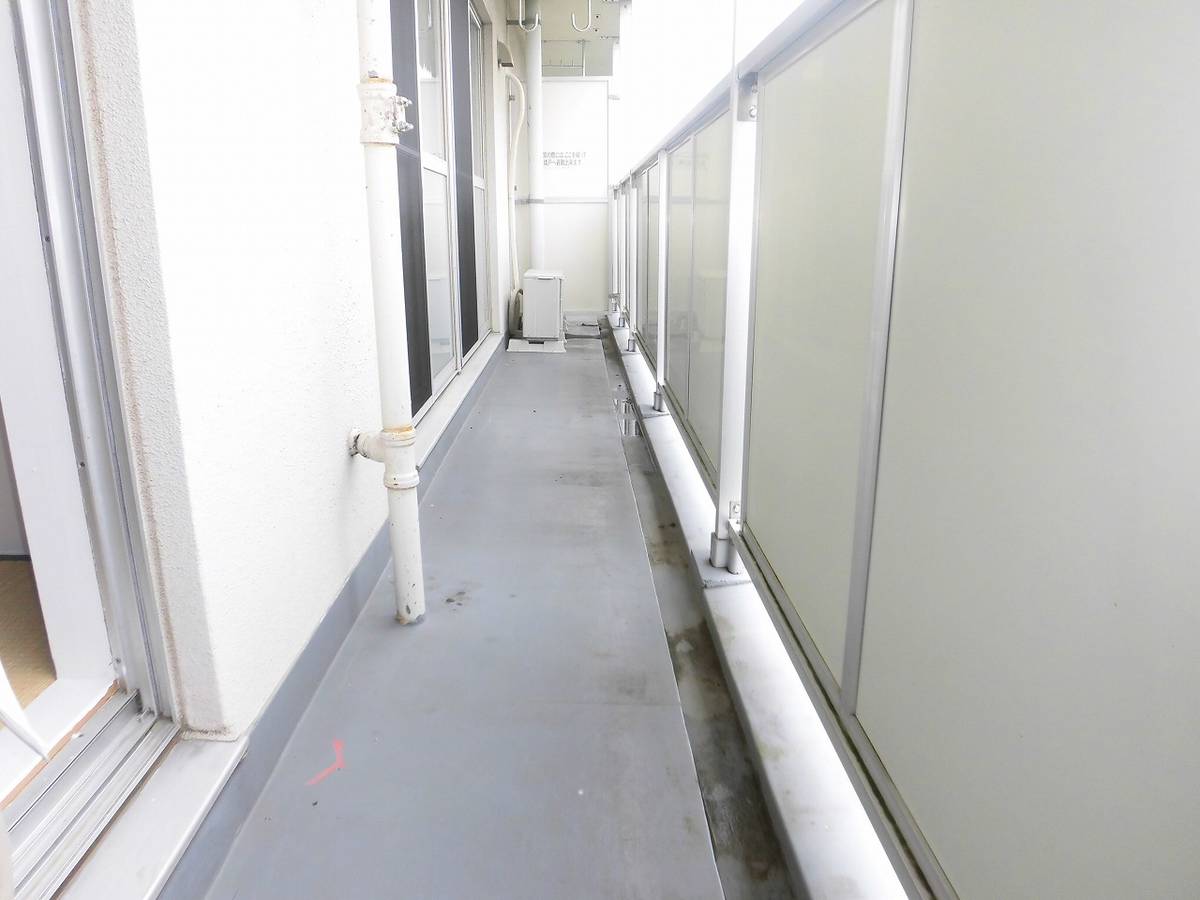 伊勢市ビレッジハウス船江のバルコニー