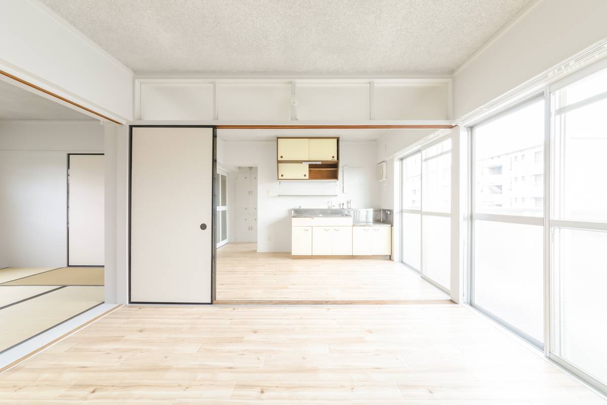 掛川市ビレッジハウス井崎のリビング