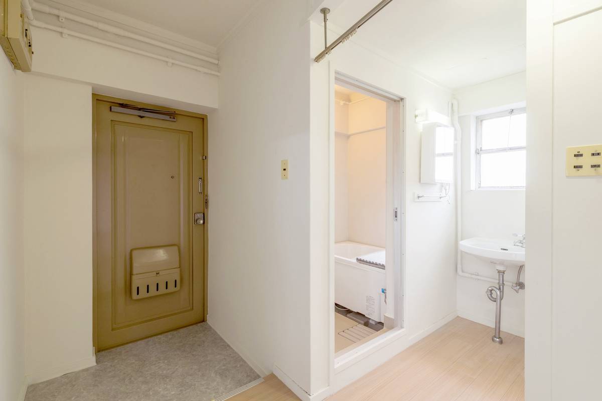 Uozu-shi ရှိ Village House Shimonokata ၏ တိုက်ခန်းဝင်ပေါက်