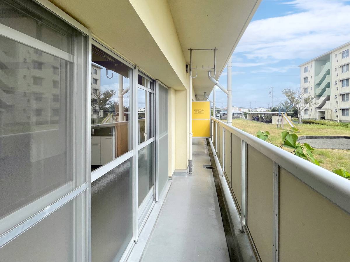 Balkon di Village House Osuga Dai 2 di Kakegawa-shi