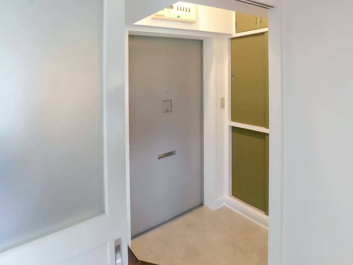 中津川市ビレッジハウス落合川の玄関