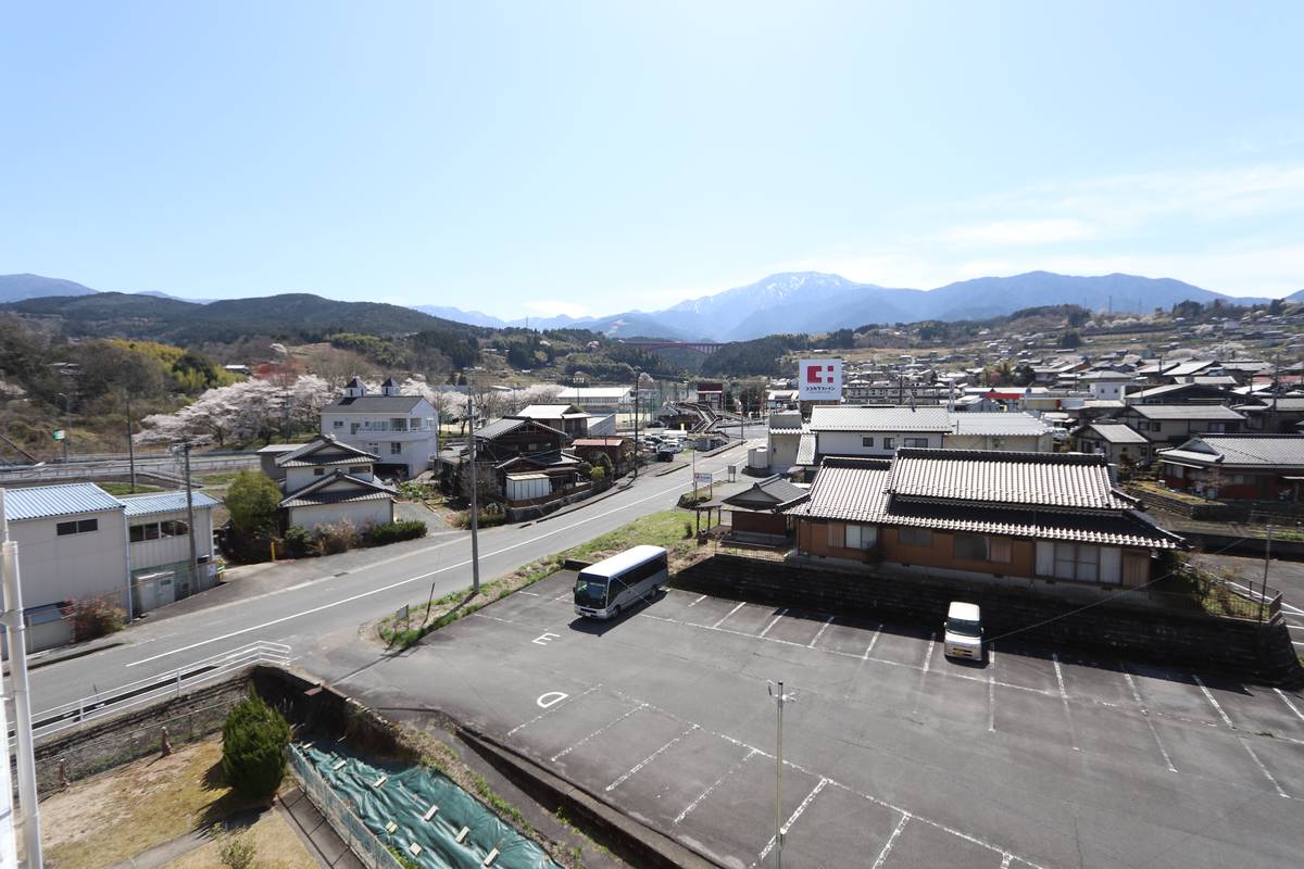 中津川市ビレッジハウス落合川の眺望