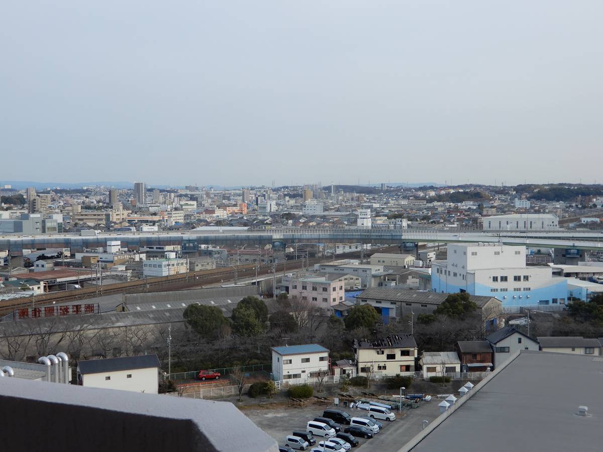 Tầm nhìn từ Village House Kasadera Tower ở Minami-ku