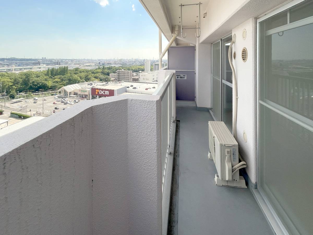 Balcony in Village House Kasadera Tower in Minami-ku