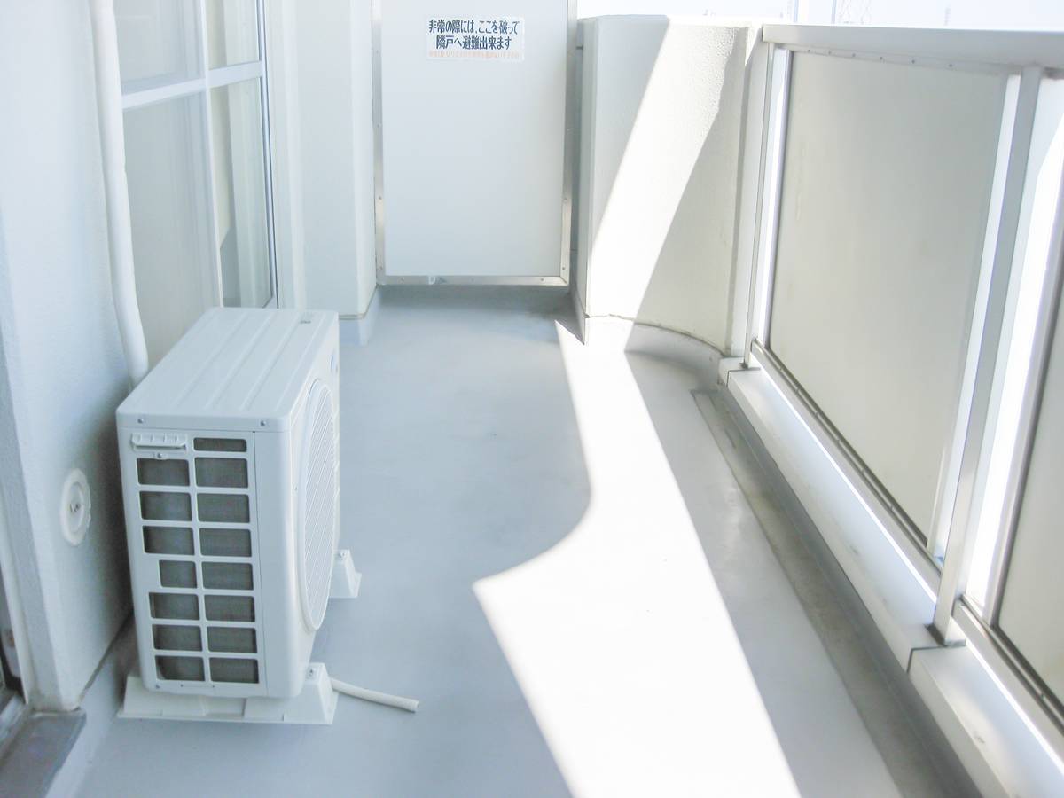 岐阜市ビレッジハウス岐阜タワーのバルコニー