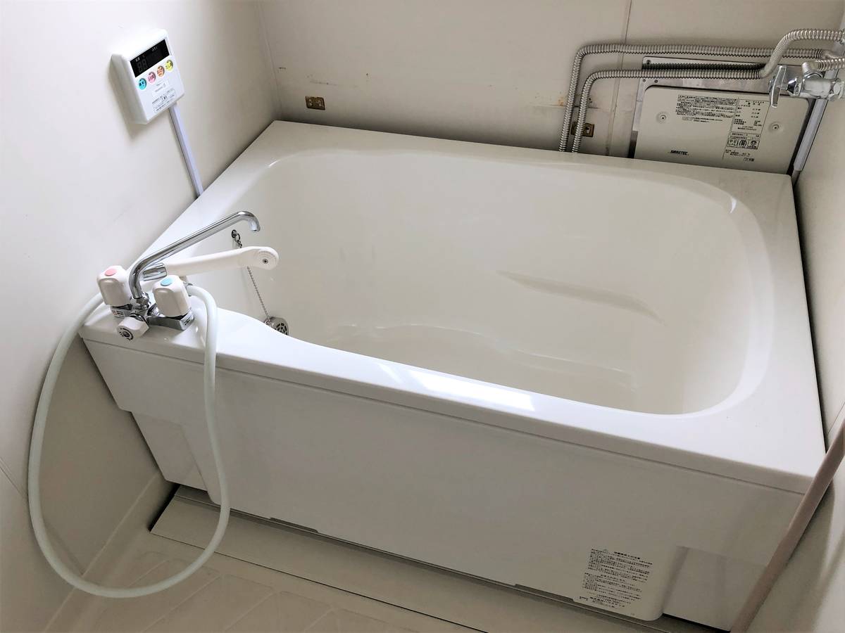 Phòng tắm của Village House Shibataya ở Nanto-shi