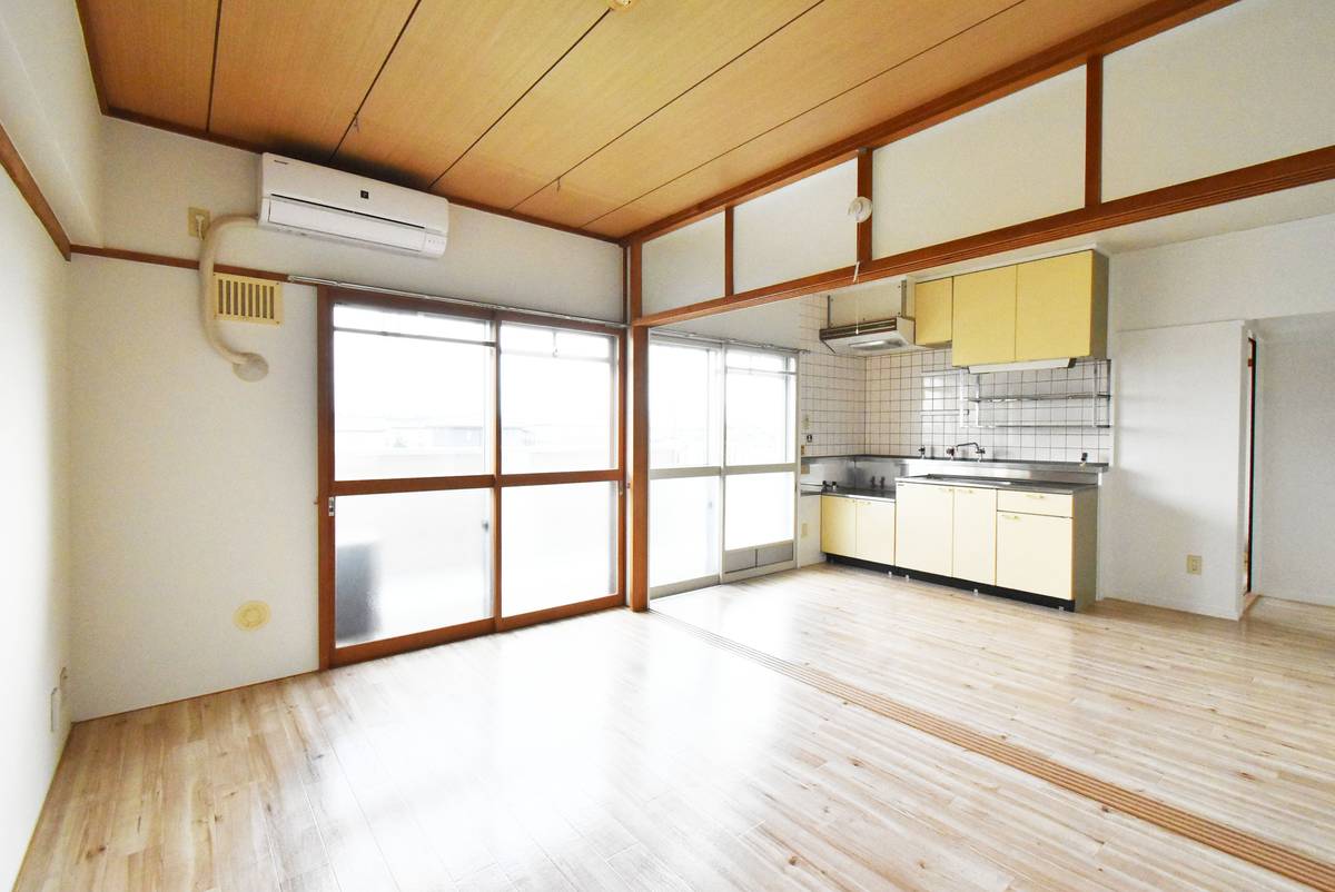 Living Room in Village House Nishihongou in Toyama-shi