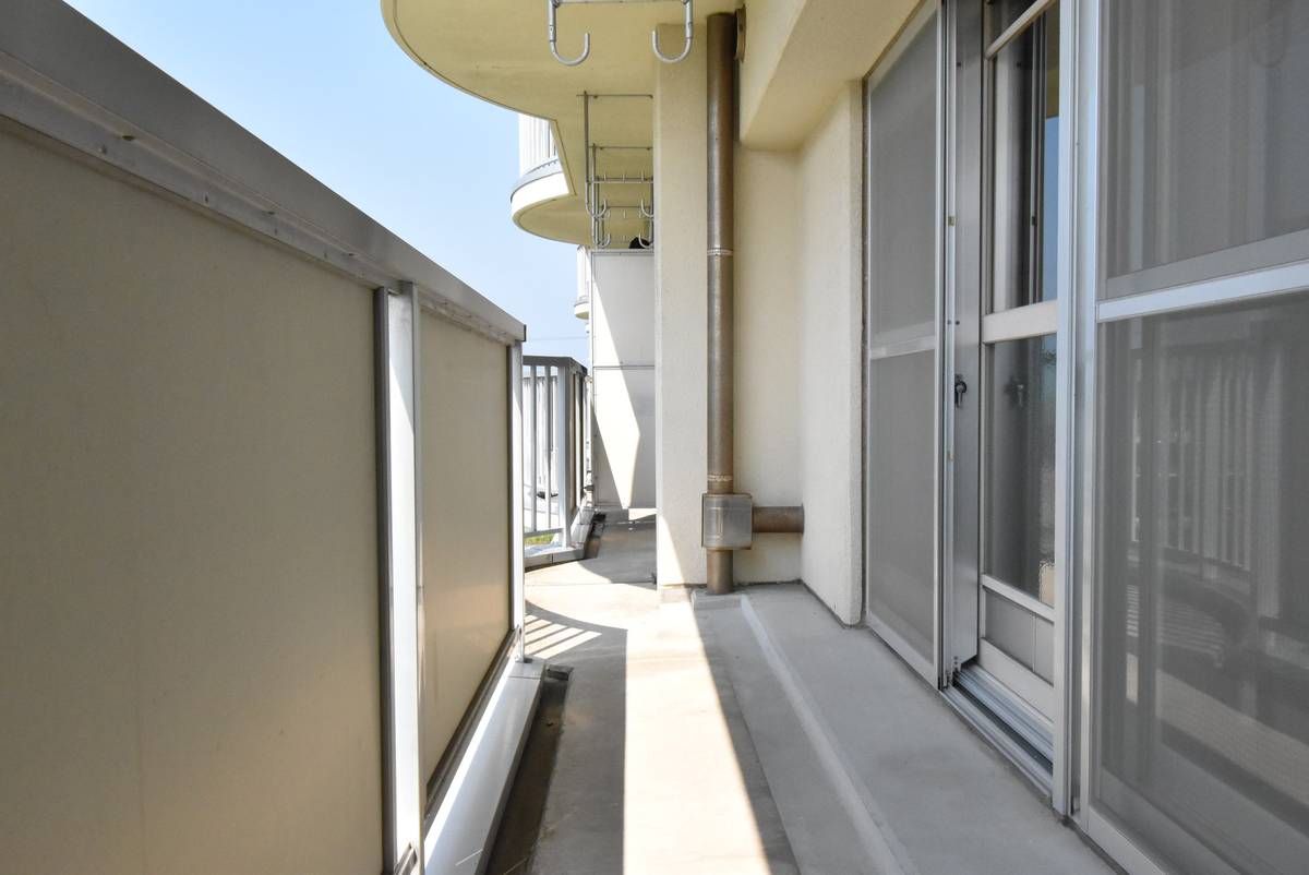 白山市ビレッジハウス成町のバルコニー