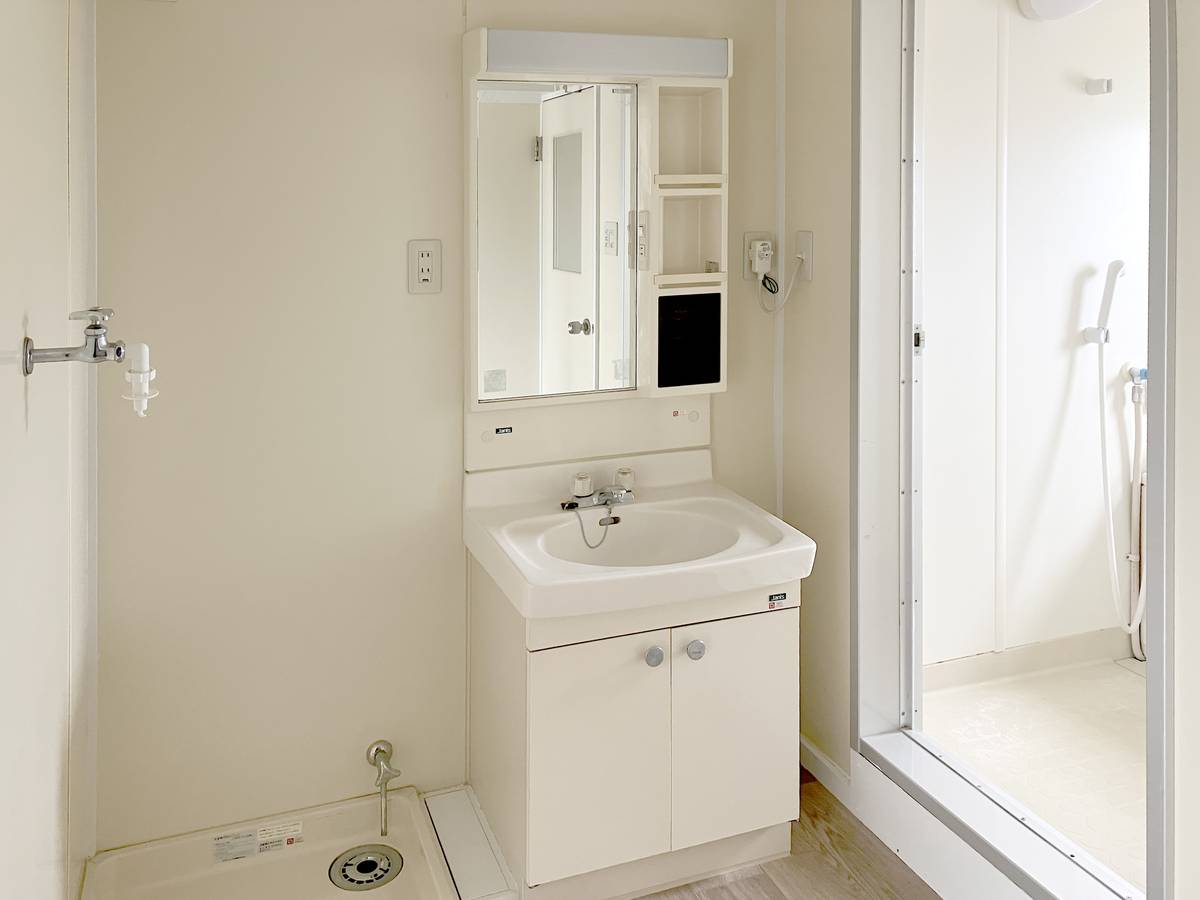 Bồn rửa mặt của Village House Asahi ở Nyuu-gun