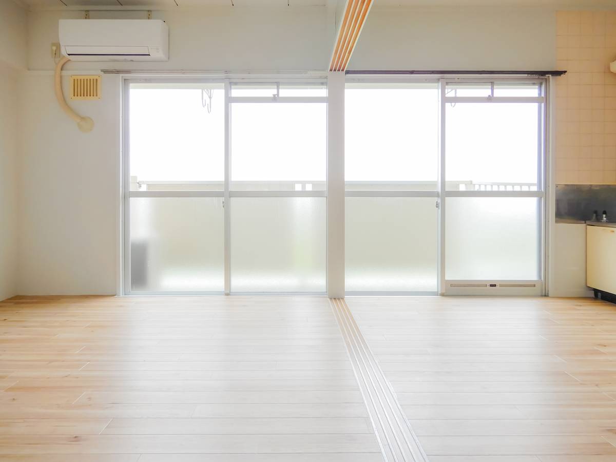 Phòng khách của Village House Asahi ở Nyuu-gun