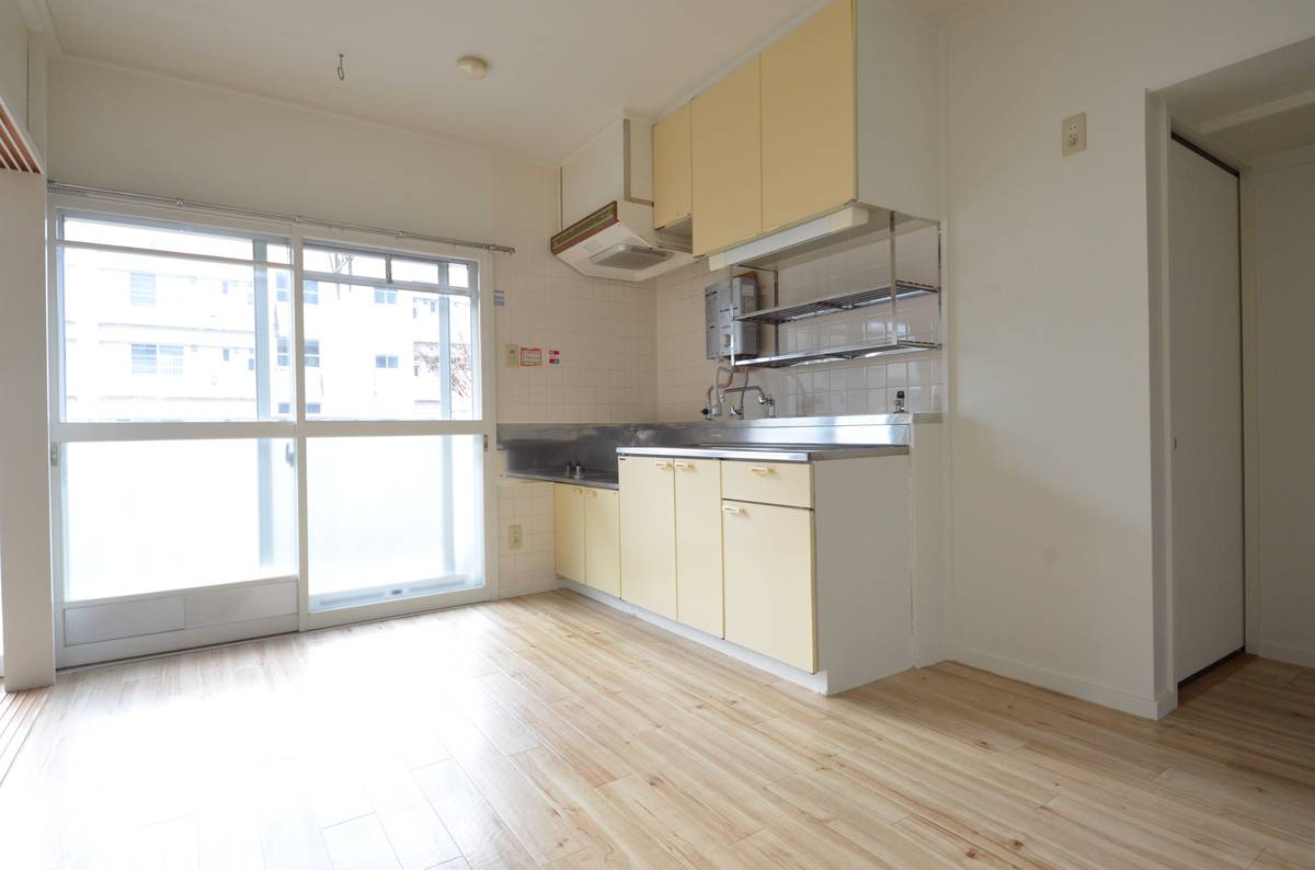 Dapur di Village House Wakaba di Ojiya-shi
