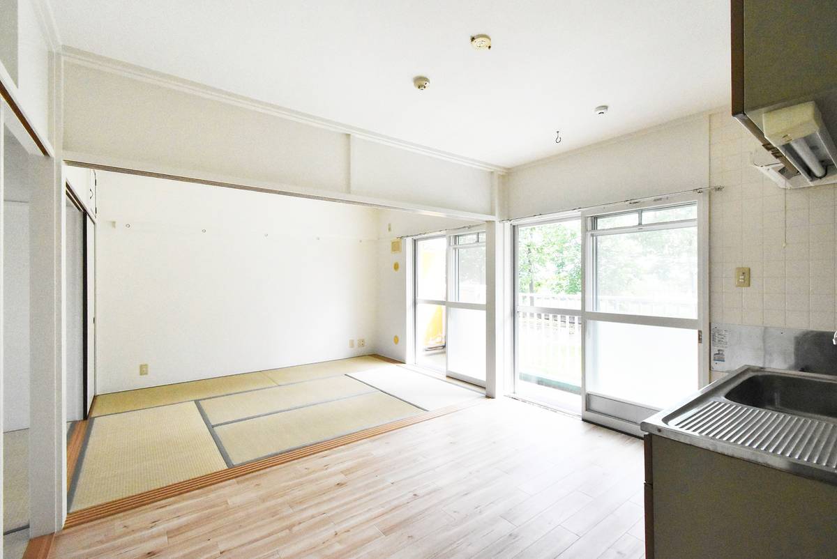 Ruang Tamu di Village House Mishima di Nagaoka-shi